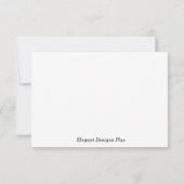 Carte de douche nuptiale Merci (Dos)