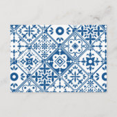 Carte de douche nuptiale Merci grec Bougainvillea (Dos)