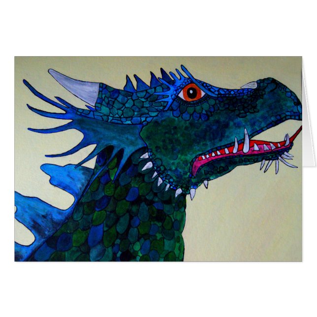 Carte de dragon (Devant horizontal)