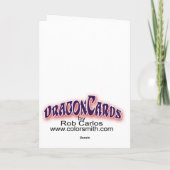 Carte de dragon de chant (Dos)