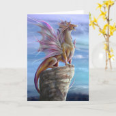 Carte de dragon de chant (Fleur jaune)