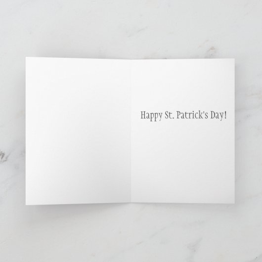 Carte de dragon de la Saint Patrick (Intérieur)