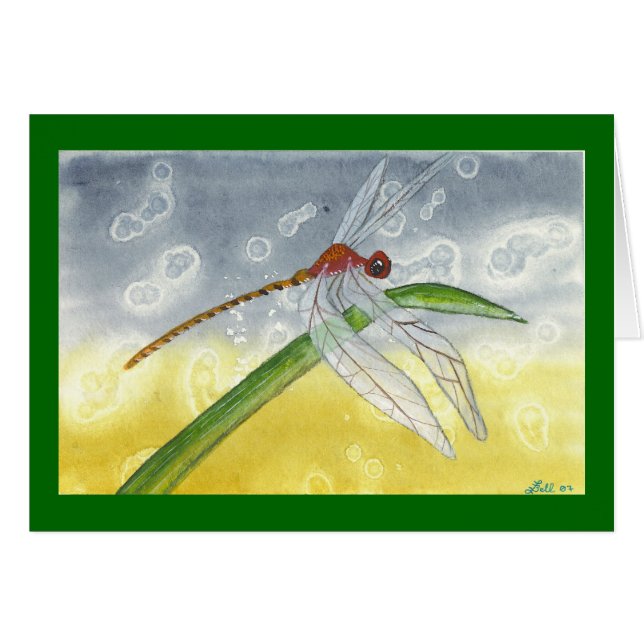 Carte "de dragon de repos" (Devant Horizontal)