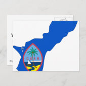 Carte de drapeau de Guam (Devant / Derrière)