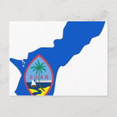 Carte de drapeau de Guam (Devant)