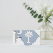 Carte de drapeau de la Caroline du Sud (Debout devant)