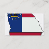 Carte de drapeau de la Géorgie (Dos)