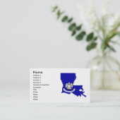 Carte de drapeau de la Louisiane (Debout devant)