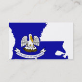 Carte de drapeau de la Louisiane (Dos)