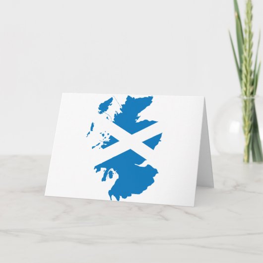 Carte de drapeau de l'Ecosse (Devant)