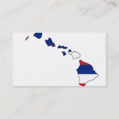 Carte de drapeau d'Hawaï (Dos)