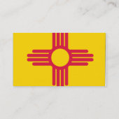Carte de drapeau du Nouveau Mexique (Dos)