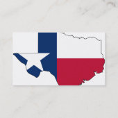 Carte de drapeau du Texas (Dos)