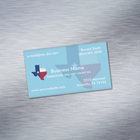 Carte de drapeau du Texas de bleu de ciel (In Situ)
