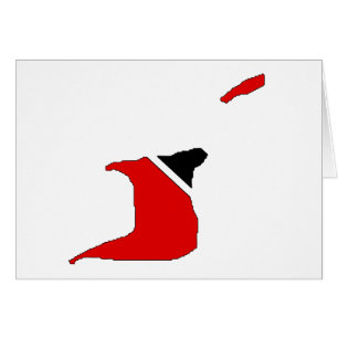 Carte de drapeau du Trinidad Tobago