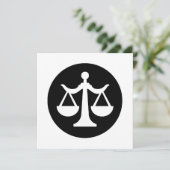 Carte de droit / Invitation (Debout devant)