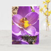 Carte de ~ du jour de mères 30 (Fleur jaune)