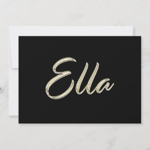 Carte de Ella white gold