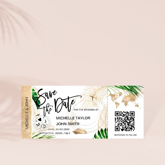 Carte de embarquement de sauvegarde de date Code Q