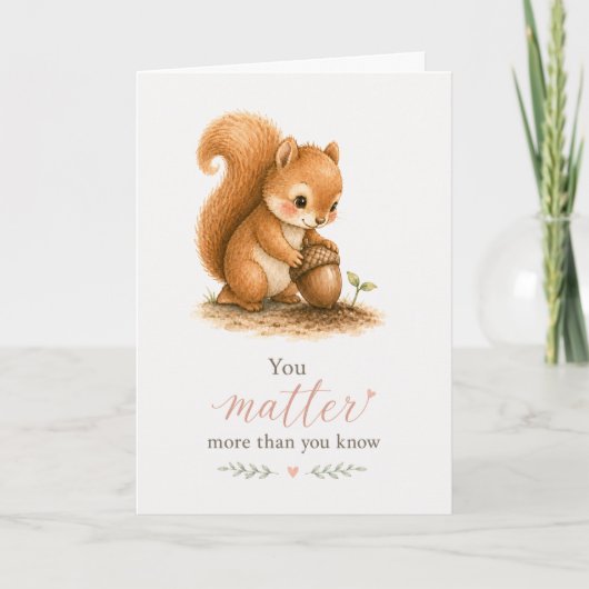 Carte de encouragement Vous Comptez Plus Que Vous  (Devant)