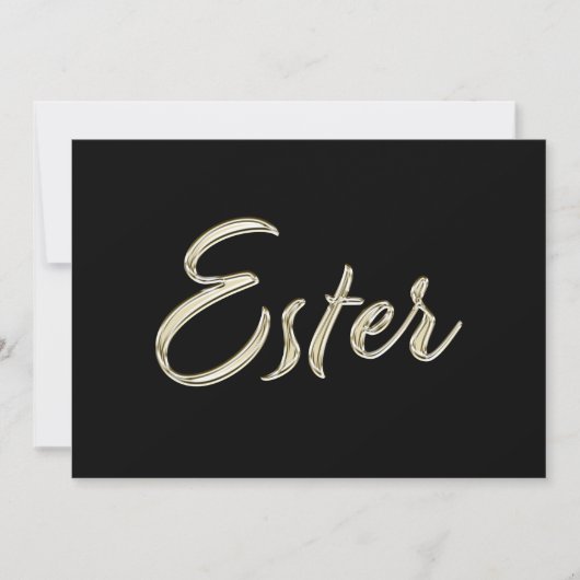 Carte de Ester white Gold (Devant)