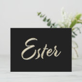 Carte de Ester white Gold (Debout devant)
