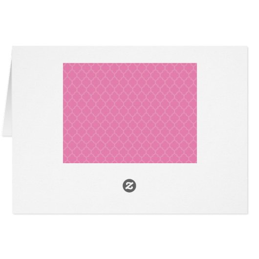 Carte de Étiquette de nourriture rose pour la fête (Dos Horizontal)