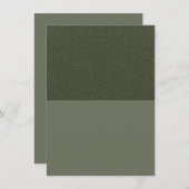 Carte de Faire-part à plat deux tons sur mesure (Devant / Derrière)