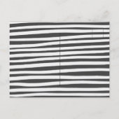 Carte de faire-part de baby shower pour garçon. (Dos)