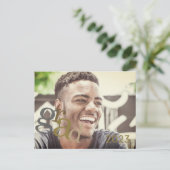 Carte de Faire-part de couleur Brown photo Grad 20 (Debout devant)