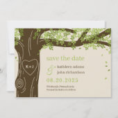 Carte de Faire-Part de Date de Mariage Érable Édit (Devant)