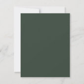 Carte de Faire-Part de Date de Mariage Minimal Élé (Dos)