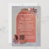 Carte de Faire-part de décès photo nécrologique (Dos)