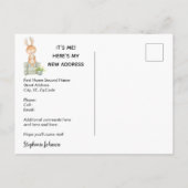 Carte de Faire-part de déménagement de nouvelle ma (Dos)