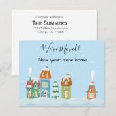 Carte de Faire-part de déménagement pour la nouvel (Devant / Derrière)