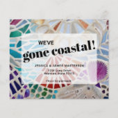 Carte de Faire-part de déplacement Budget Beach (Devant)