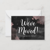 Carte de Faire-part de déplacement de changement d (Devant)