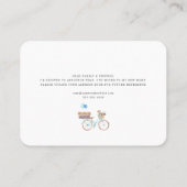 Carte de Faire-part de déplacement de l'aquarelle (Dos)