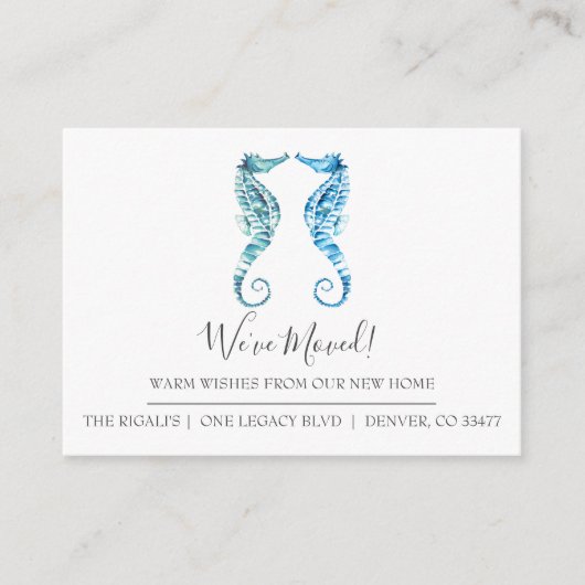 Carte de Faire-part de déplacement de l'hippodrome (Devant)