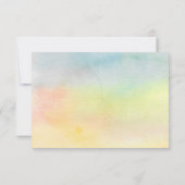 Carte de Faire-part de déplacement des cactus budg (Dos)