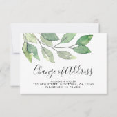 Carte de Faire-part de déplacement du changement d (Devant)