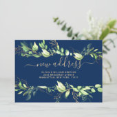 Carte de Faire-part de déplacement écologique mini (Debout devant)