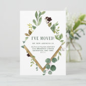 Carte de Faire-part de déplacement écologique mini (Debout devant)