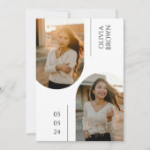 Carte de Faire-part de diplôme, Partie de diplôme (Devant)