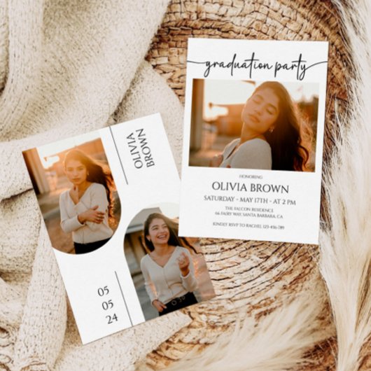 Carte de Faire-part de diplôme, Partie de diplôme