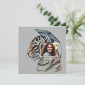 Carte de Faire-part de diplôme unique (Debout devant)