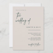 Carte de Faire-part de Faire-part de mariage de sc (Devant)