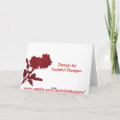 Carte de Faire-Part de Fiançailles Modèle (Dos)