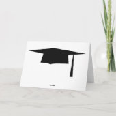 Carte de faire-part de graduation casquette de mor (Dos)