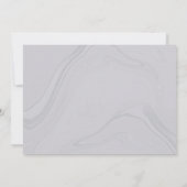 Carte de Faire-part de graduation de script rebond (Dos)